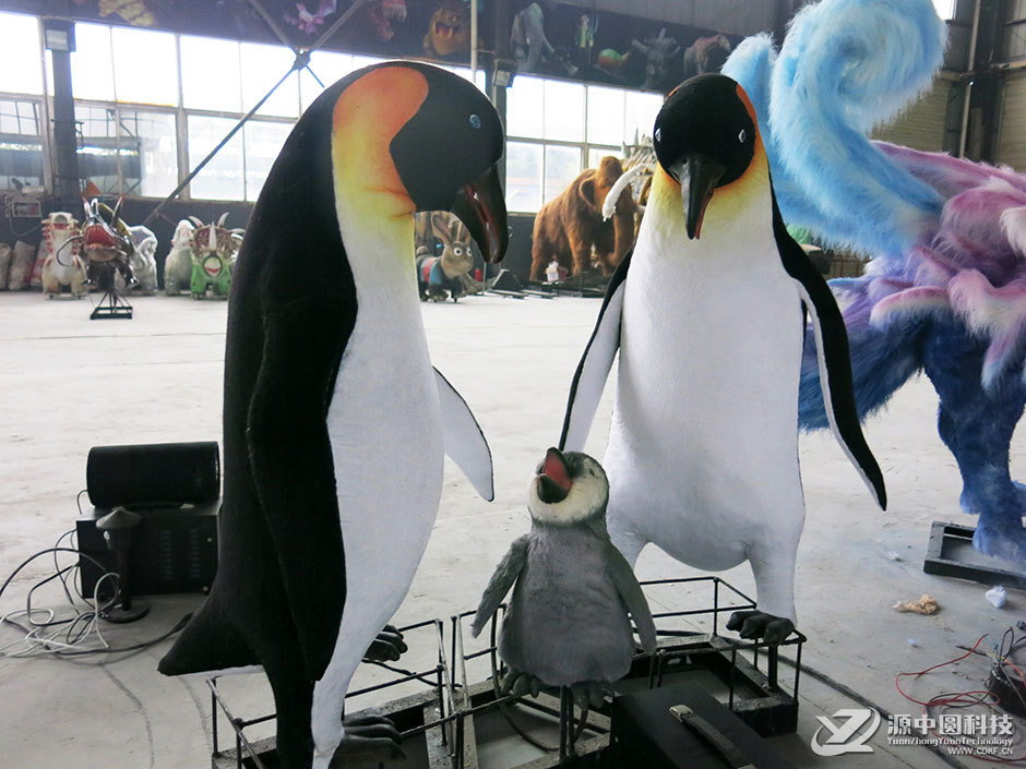企鹅道具，企鹅模型，电动企鹅