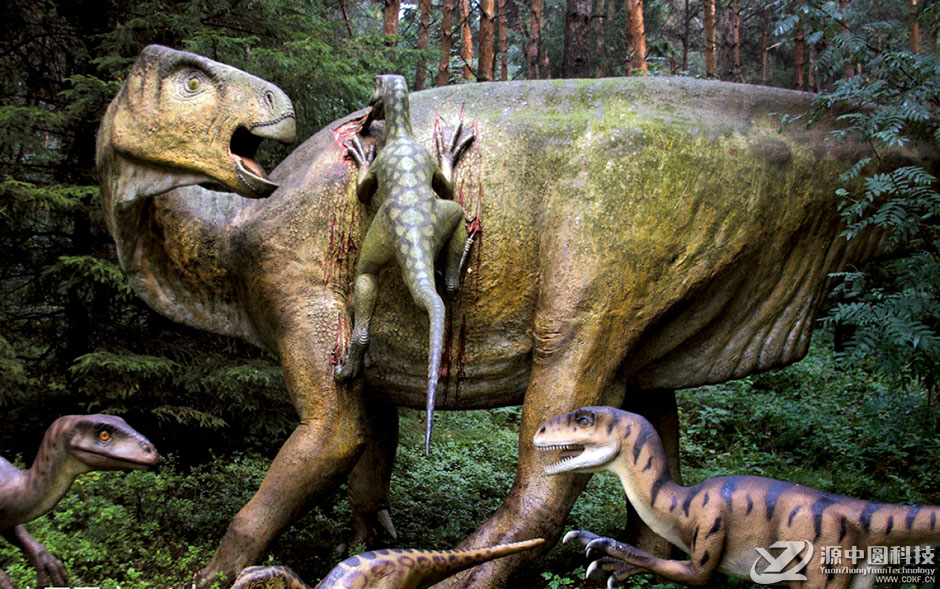 仿真恐龙模型雕塑  恐龙雕塑模型  恐龙场景雕塑