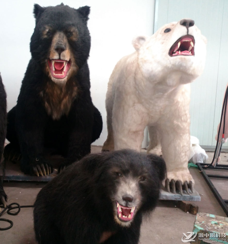 仿真黑熊、电动黑熊