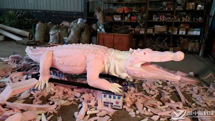 仿真鳄鱼 尼罗鳄  仿真动物