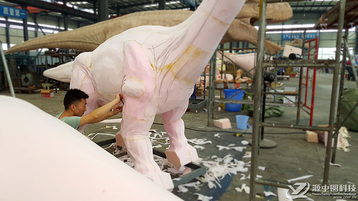 仿真腕龙 仿真恐龙  恐龙模型 恐龙制作工厂 电动恐龙