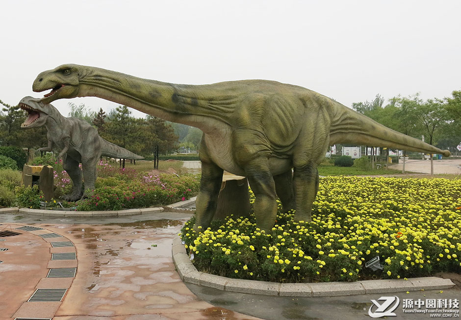 仿真恐龙厂家为公园打造的恐龙场景