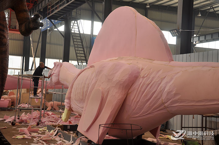 仿真电动脊背龙制作