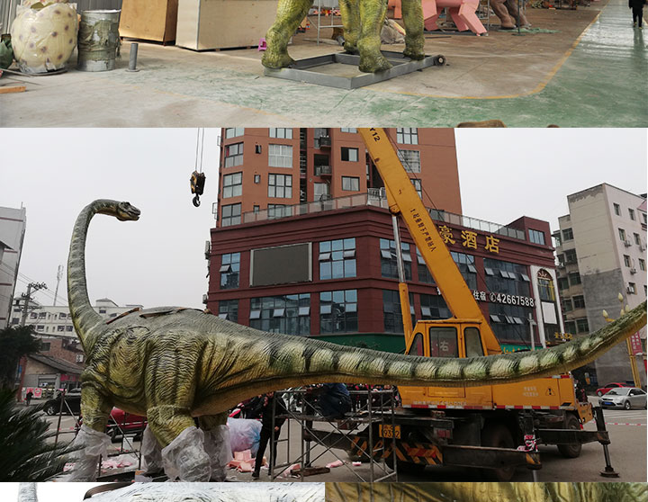 合川太和镇马门溪龙雕塑