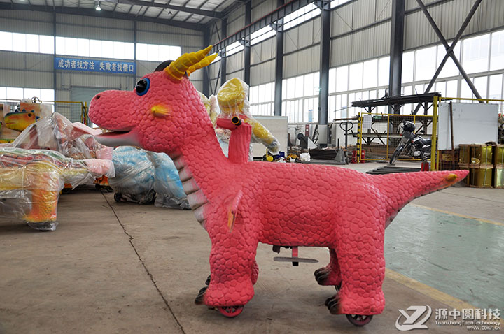 商场广场皆可骑行的恐龙小车