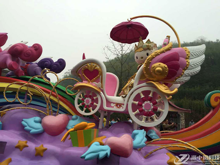 玻璃钢花车 玻璃钢彩车 巡游花车制作公司