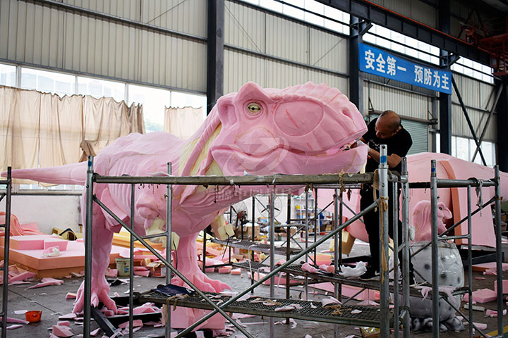 餐厅仿真恐龙制作