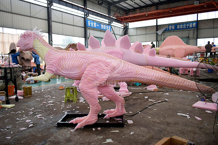 肿头龙皮肤纹理刻画