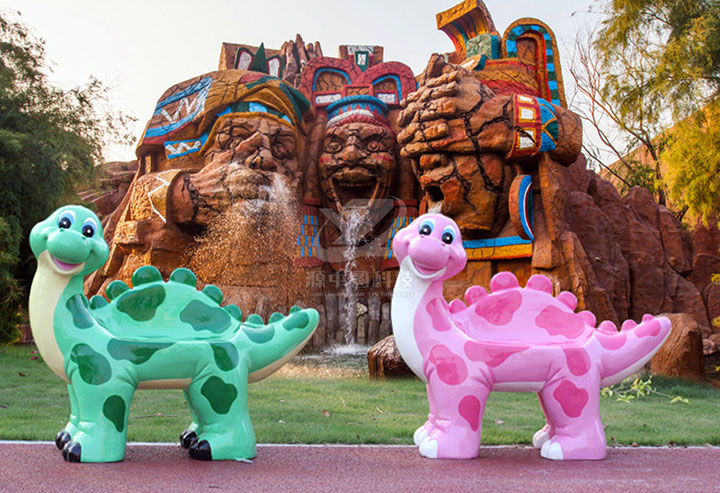 玻璃钢恐龙座椅