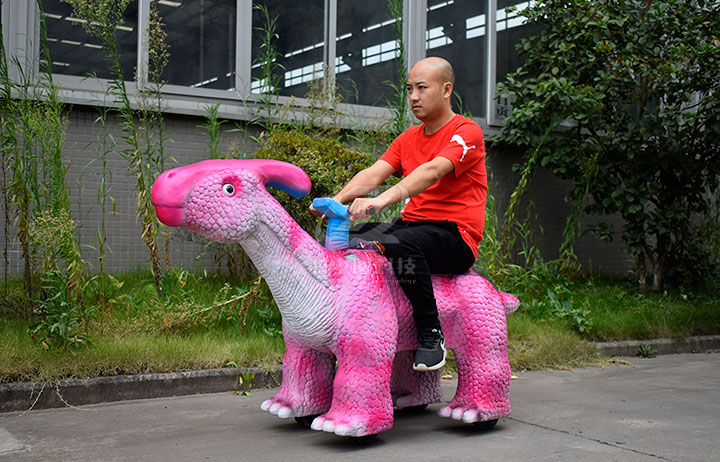 副龙栉龙恐龙童车出厂测试