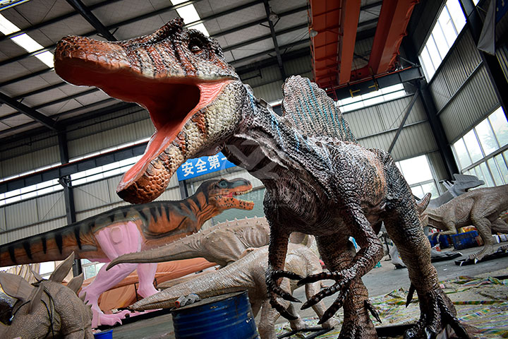 仿真棘背龙上色