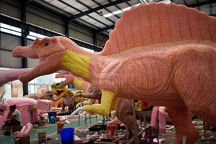 海绵雕刻的棘龙