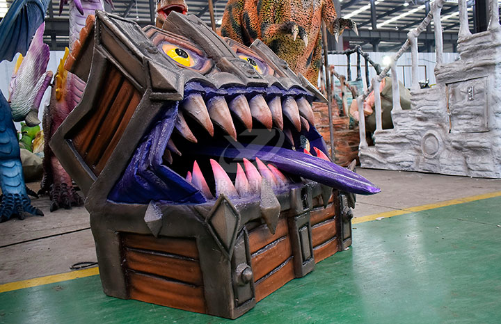 鬼屋道具宝箱机模出厂测试