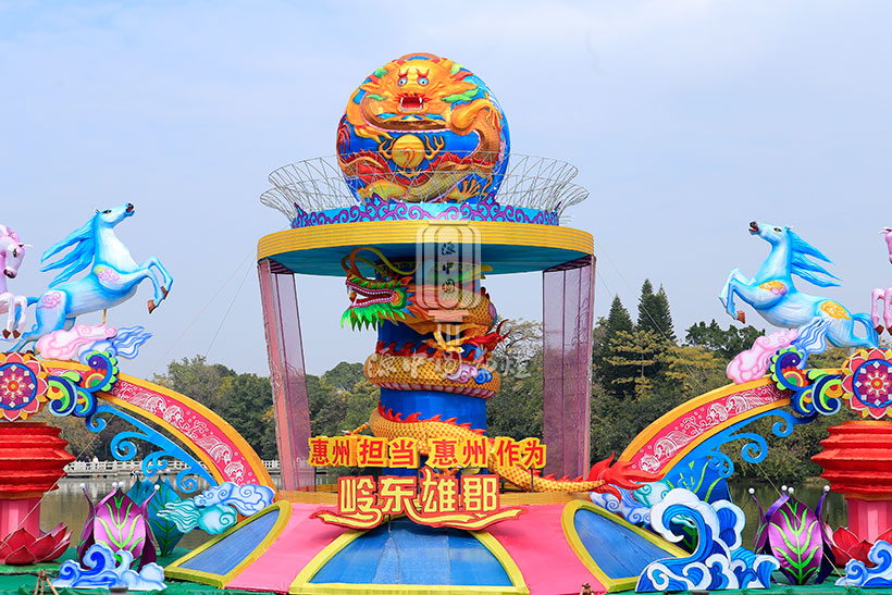 岭东雄郡灯组制作安装