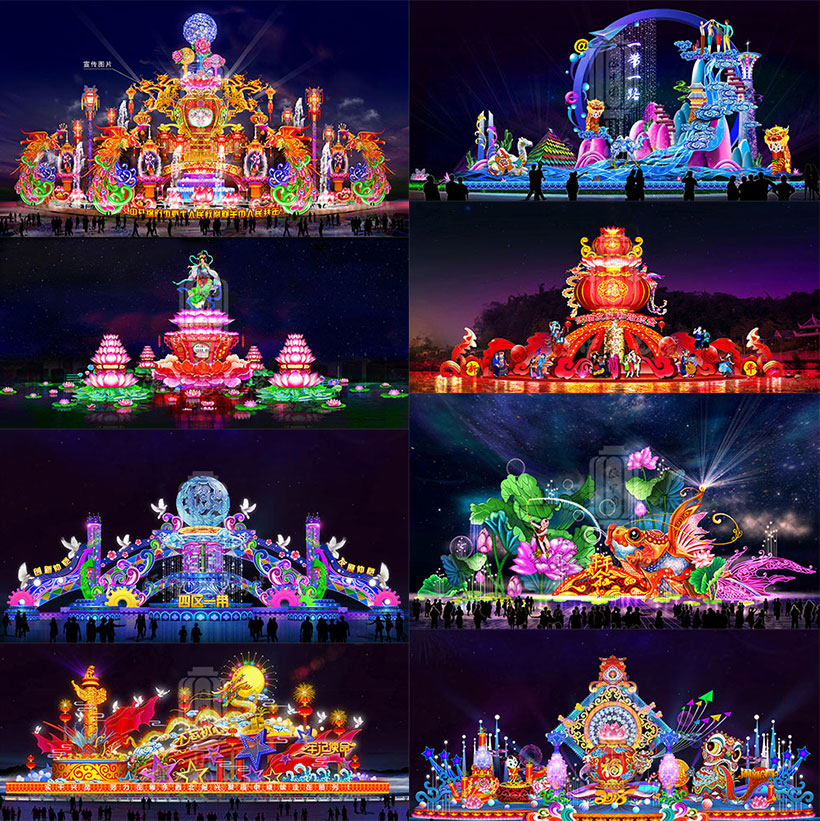 传统民俗花灯设计