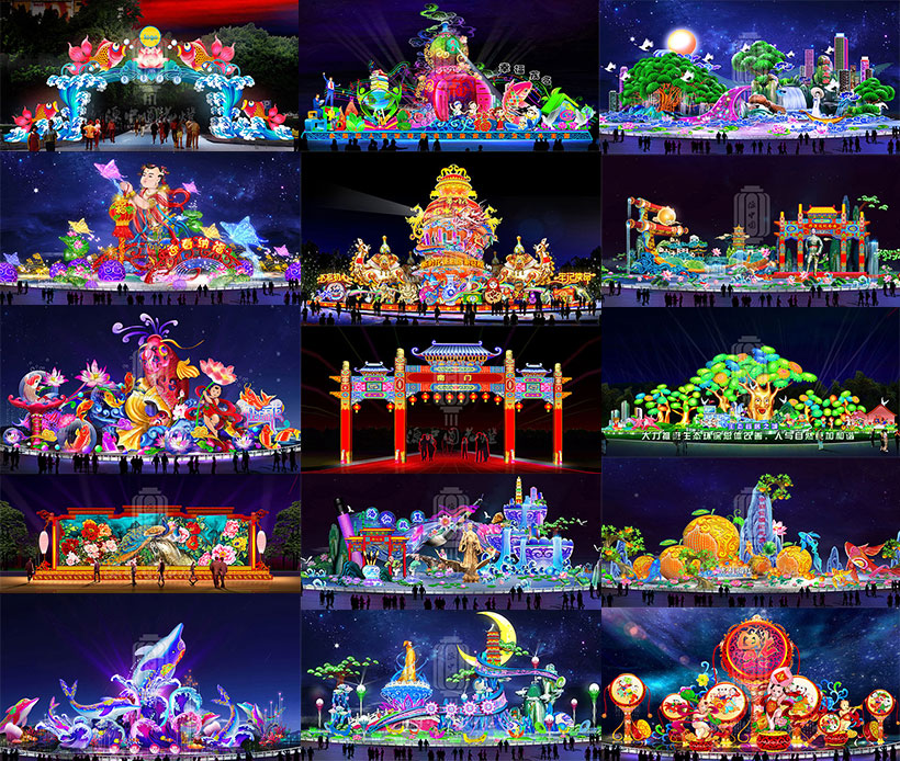 灯会图片，灯会设计素材