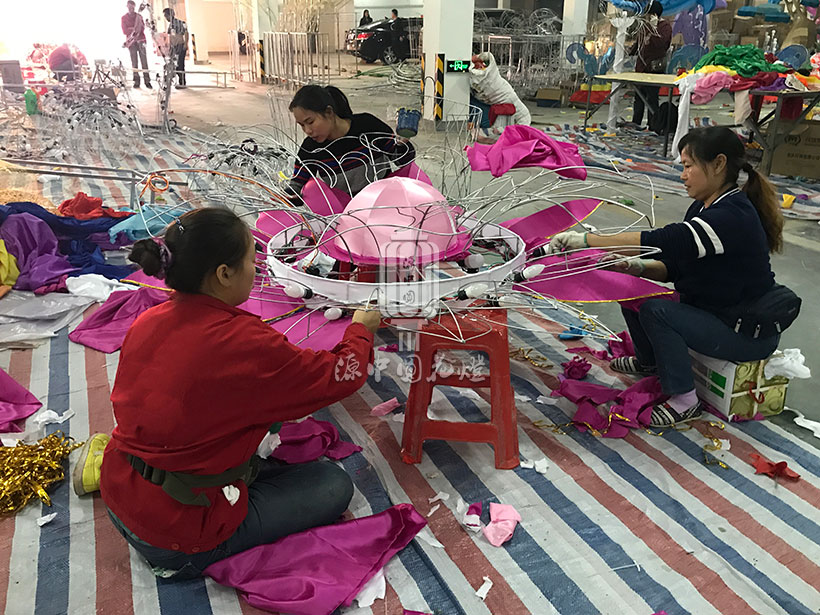 春节元宵花灯制作