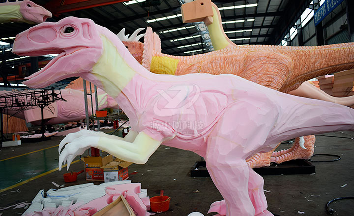 迅猛龙肌肉雕刻