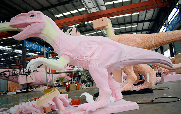 迅猛龙肌肉雕刻