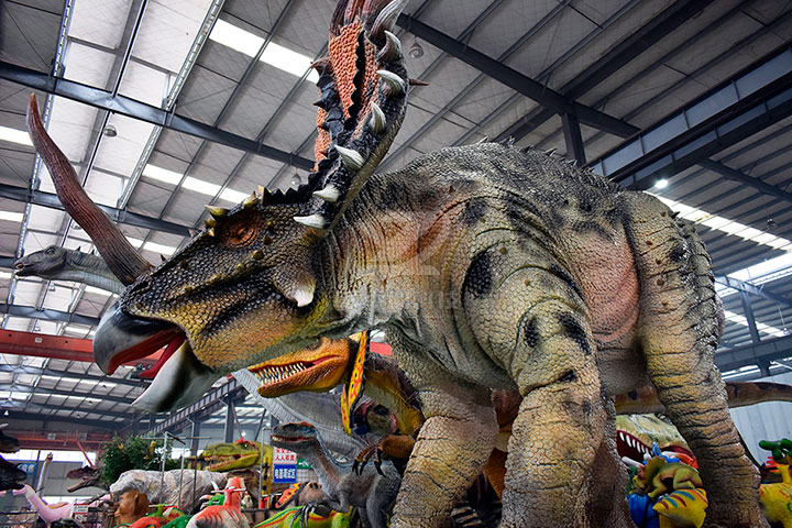 梦幻商业秀，恐龙模型雕塑点亮你的活动