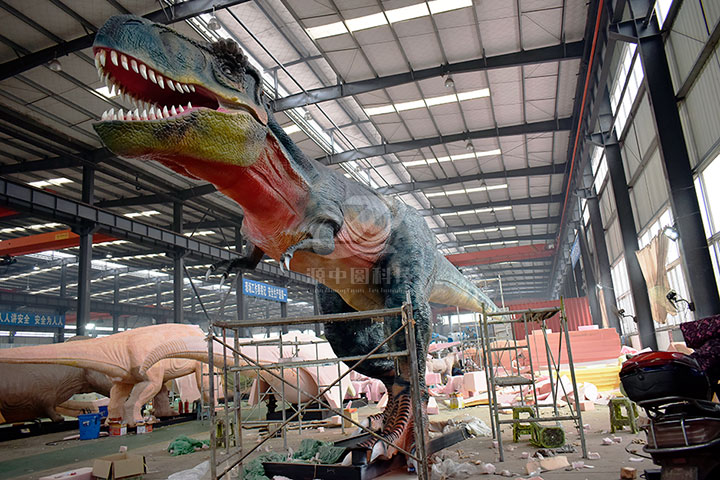 制作大型恐龙景观机模：打造震撼视觉艺术