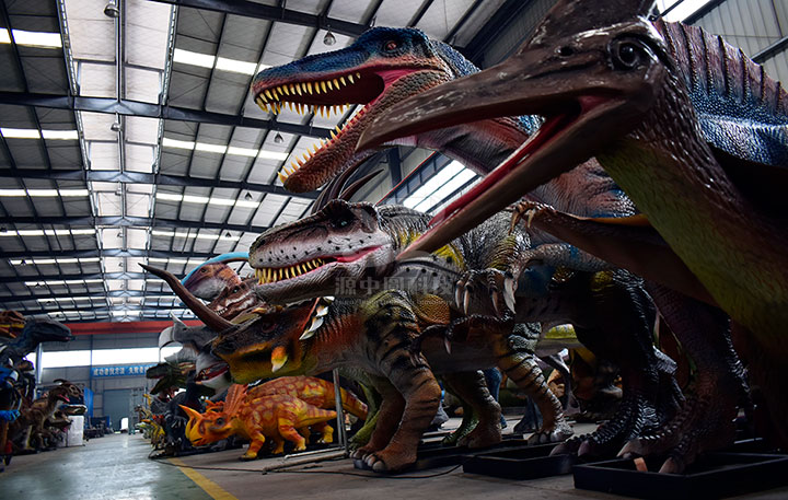 大型恐龙游乐设备仿真恐龙道具机模动态雕塑