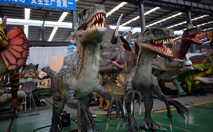 大型仿真恐龙不同展览场合发挥的作用