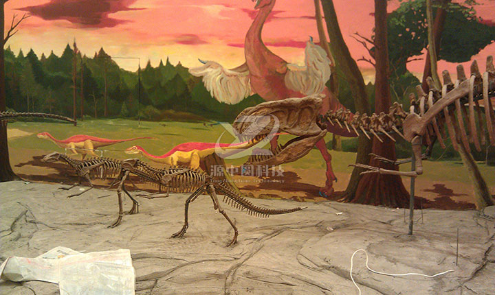 定制仿真恐龙化石展览模型