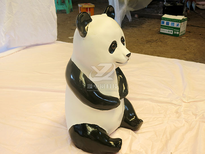 玻璃钢熊猫雕塑