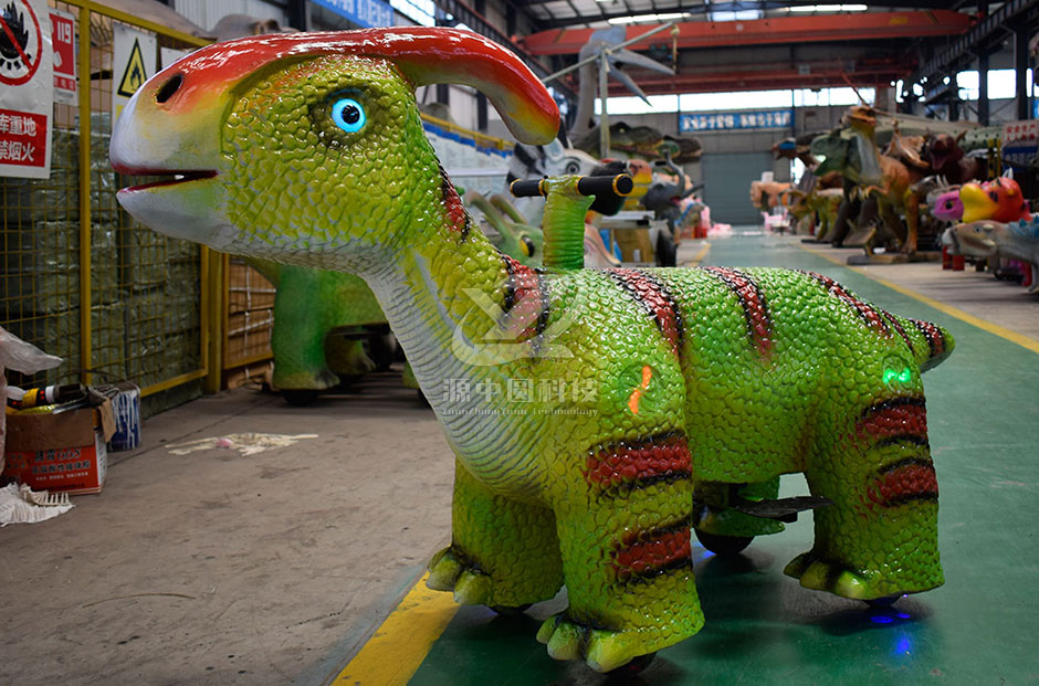 恐龙车玩具，电动恐龙车，恐龙碰碰车