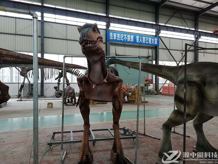 恐龙皮套 迅猛龙恐龙服 仿真恐龙皮套