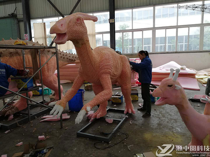 仿真恐龙 副龙栉龙 恐龙工厂 恐龙模型定制