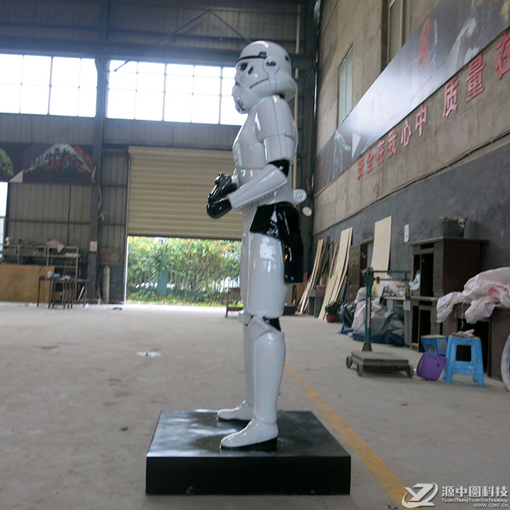 白兵雕塑 玻璃钢雕塑厂家 玻璃钢摆件 