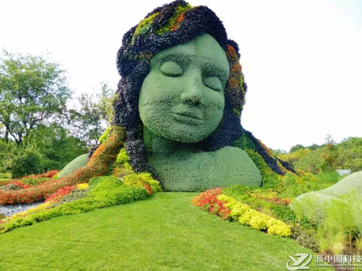 植物绿雕