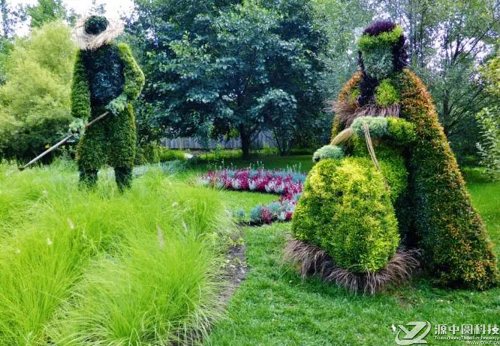 植物绿雕