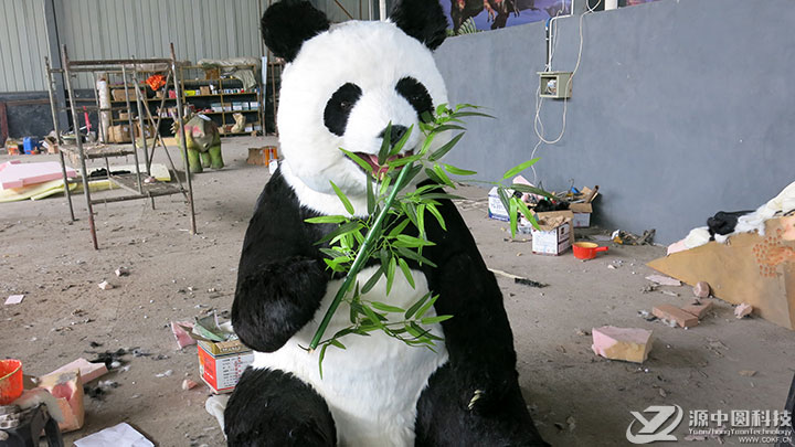 仿真大熊猫 仿真动物 仿真动物机模