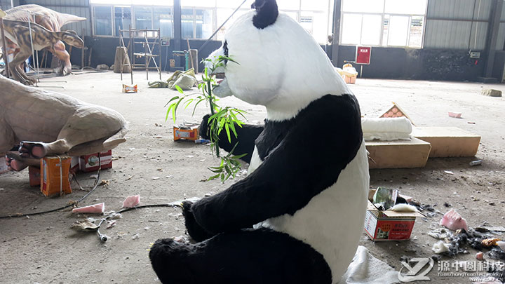 仿真大熊猫 仿真动物 仿真动物机模
