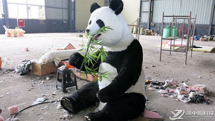仿真大熊猫 仿真动物 仿真动物机模