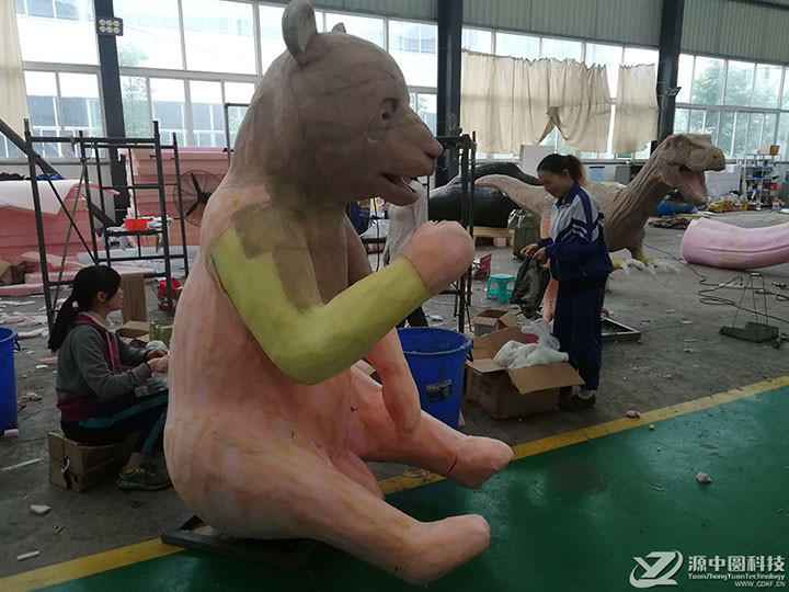 仿真大熊猫 大熊猫机模 会动的大熊猫模型 定制仿真大熊猫的厂家