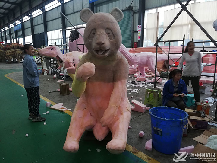 仿真大熊猫 大熊猫机模 会动的大熊猫模型 定制仿真大熊猫的厂家