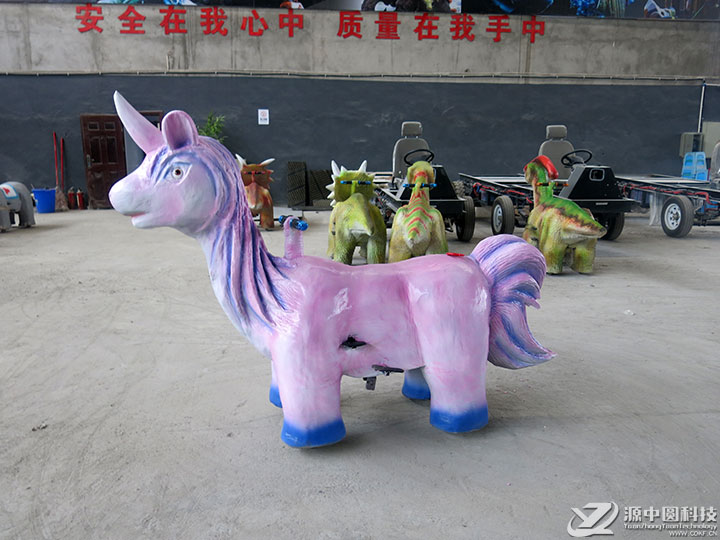 恐龙骑行童车 恐龙游乐骑行车 恐龙小车 恐龙电动车