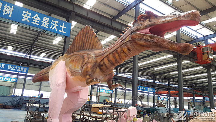 仿真棘背龙 棘背龙模型 仿真恐龙模型定制 定制恐龙模型工厂