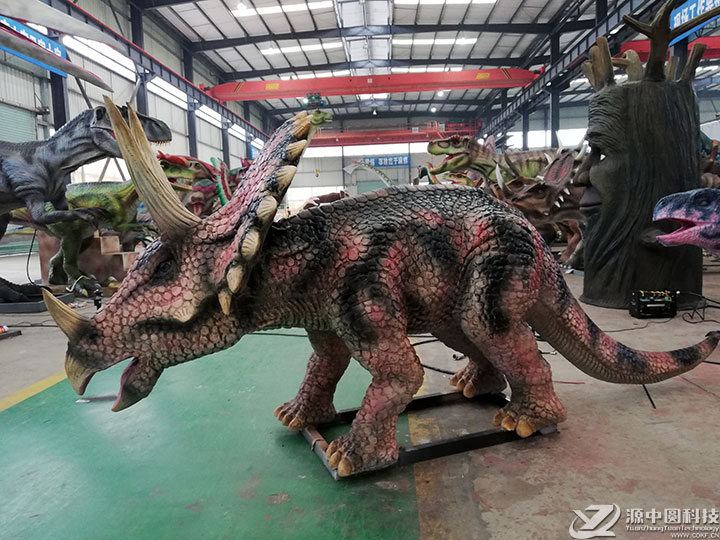仿真恐龙机模 三角龙机模 仿真恐龙模型定制 恐龙定制模型展出