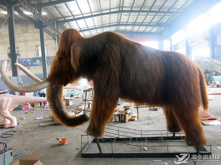 仿真猛犸象 猛犸象机模 仿真动物机模 史前动物定制找哪家好