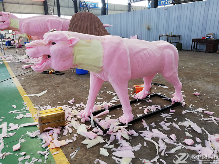剑齿虎机模 仿真剑齿虎 仿真动物机模 仿真动物机模制作厂家