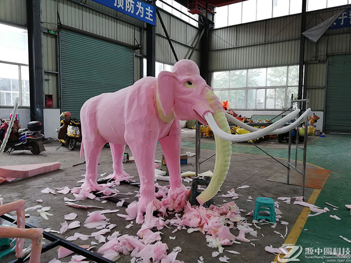 仿真猛犸象  猛犸象机模 仿真动物机模 仿真动物制作厂家
