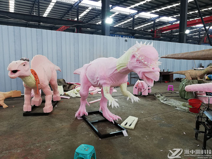 仿真肿头龙机模 仿真恐龙机模 恐龙模型定制 恐龙制作工厂 恐龙厂家