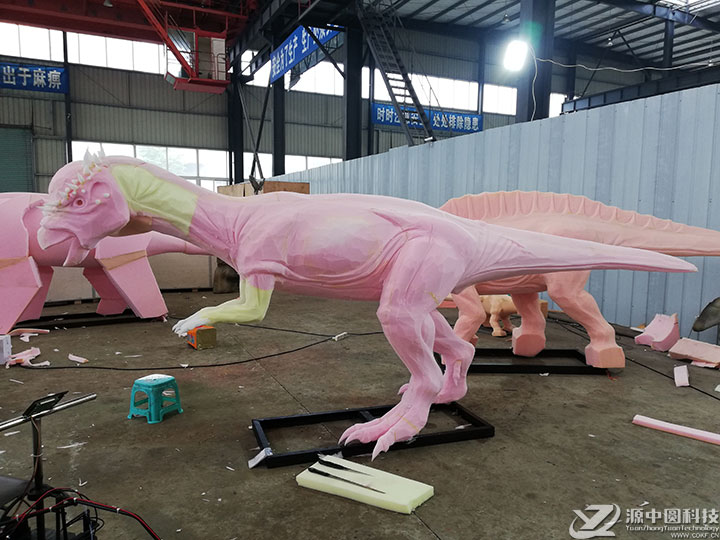 仿真肿头龙机模 仿真恐龙机模 恐龙模型定制 恐龙制作工厂 恐龙厂家