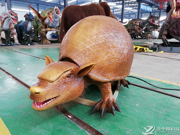仿真雕齿兽 古生物雕齿兽模型  雕齿兽机模 雕齿兽动雕