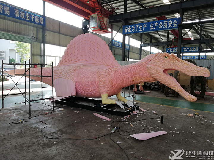 仿真棘背龙 棘背龙机模 大型棘龙 大型仿真恐龙 恐龙模型定制  恐龙模型制作商